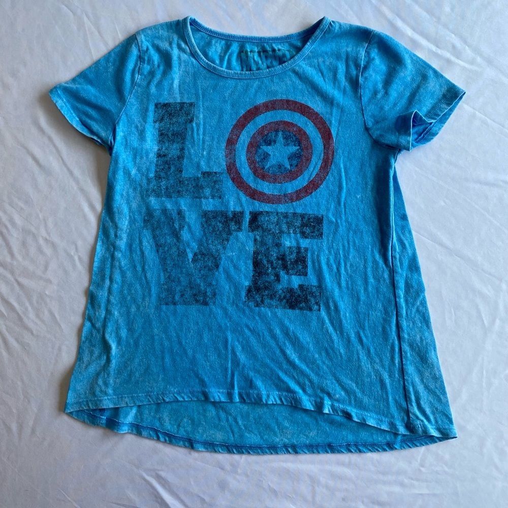 Marvel comics Captain America graphic tee size L